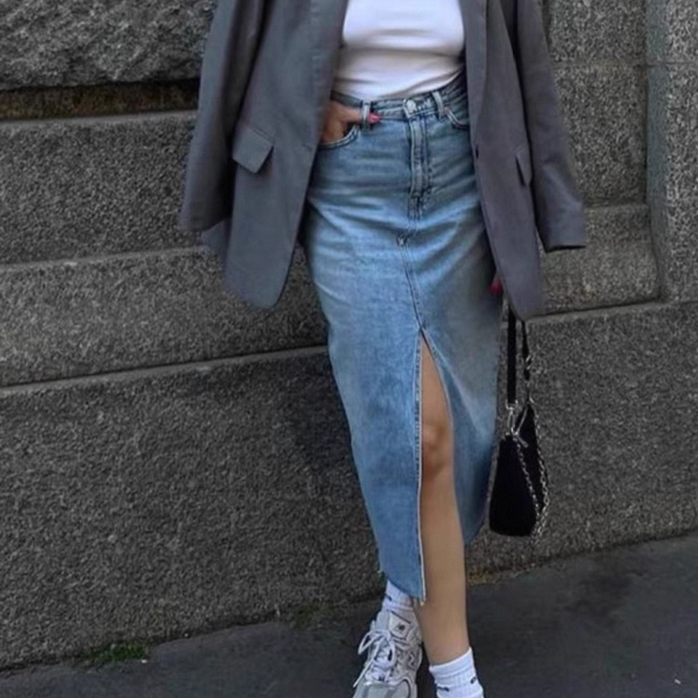 Country Road Blue Denim Skirt